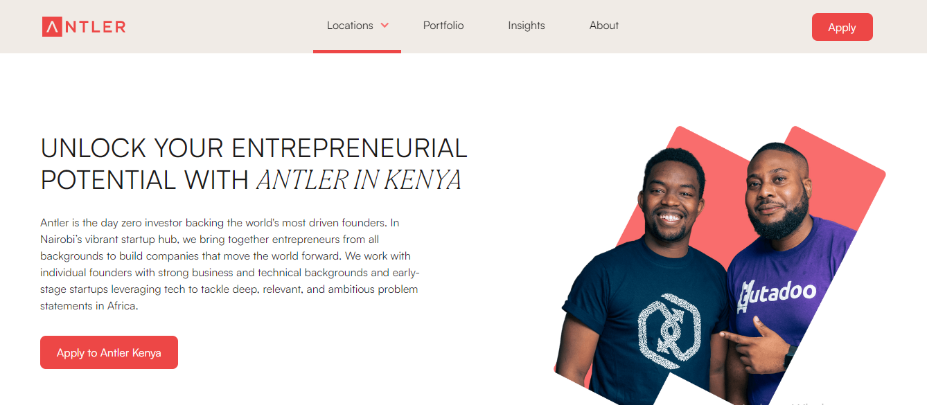 Antler Kenya Dashboard